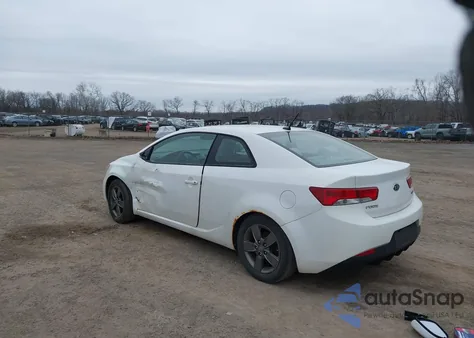 2010 Kia Forte Koup Ex from USA, damaged, VIN KNAFU6A28A5249357